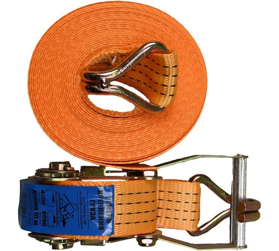 Изображение товара Стяжной ремень ЛИМ 4 т/8 т-10 м, 50 мм 4/8-10