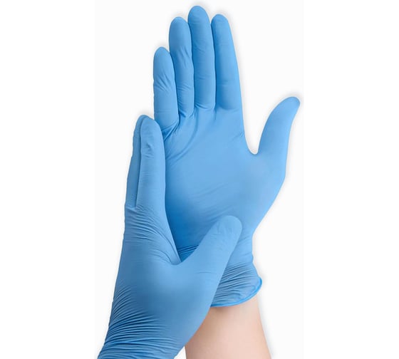 Изображение товара Перчатки нитрил нестерильные Advanta р. M № 5, 5 пар, суперчувствительные 00000010338