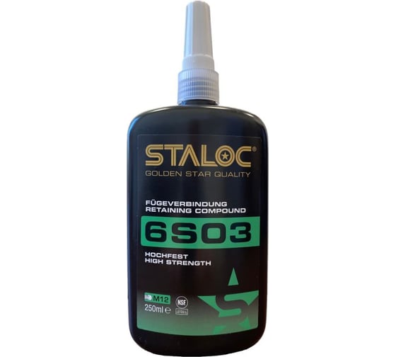 Изображение товара Фиксатор цилиндрических соединений высокой прочности STALOC 6S03 250 мл 104408965