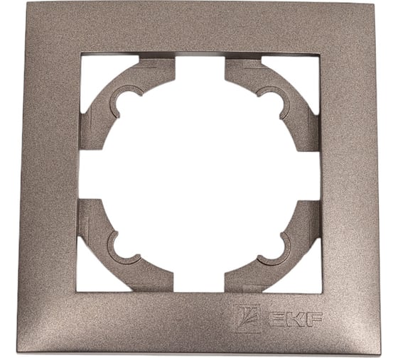 Изображение товара Одноместная рамка Валенсия EKF, графит EWM-G-301-60