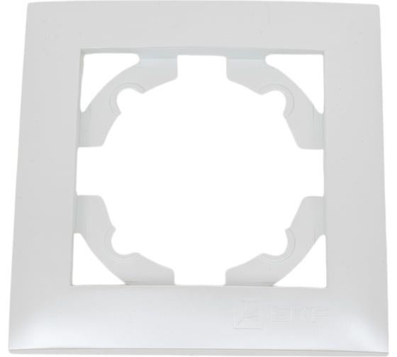 Изображение товара Одноместная рамка Валенсия EKF, жемчуг EWM-G-301-50