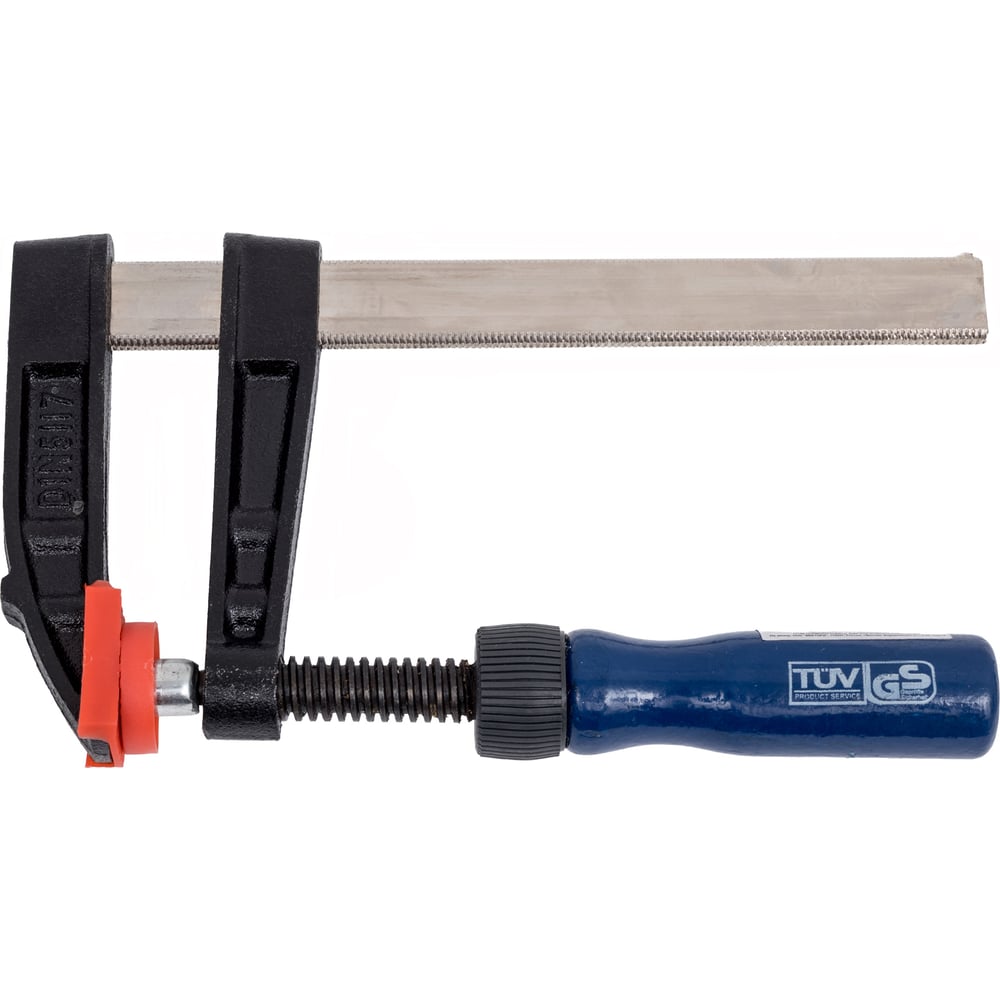 Изображение товара Струбцина SKRAB реечная F-образная винтовая 150х80 мм для дерева и металла