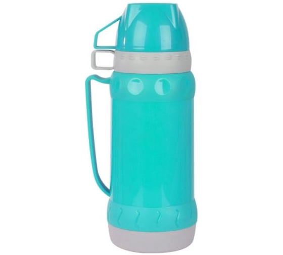 Изображение товара Термос Mallony ACQUA в пластиковом корпусе со стеклянной колбой, 1.0 л, 2 чашки 008239