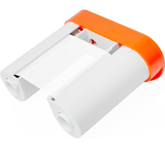 Изображение товара Белый риббон Vell длина 25 м, ширина 50 мм для принтера Puty PT-66DC 1349248