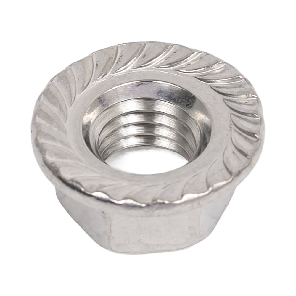 Изображение товара Гайка шестигранная с фланцем с насечками DIN 6923 А2 M10 5 шт