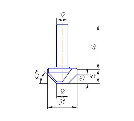 Изображение товара Фреза ФК 0326 МебельДрев 4627198886658
