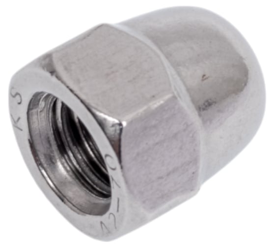 Изображение товара Гайка шестигранная колпачковая DINFIX DIN 1587 А2 НЕРЖ M12 (50 шт) 00-0004855