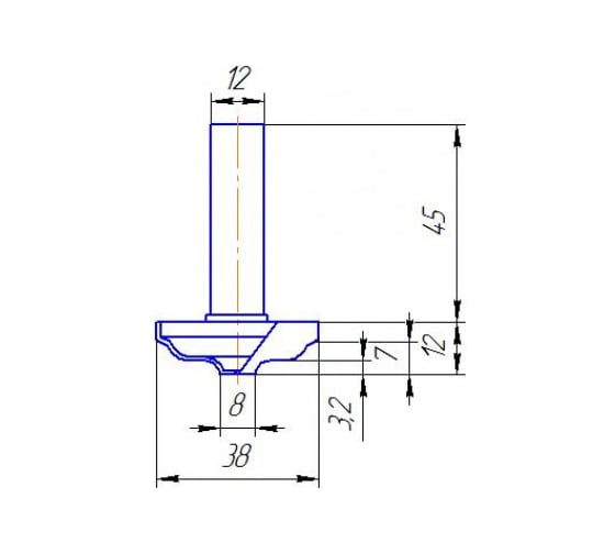 Изображение товара Фреза ФК 0202 МебельДрев 4627198884708