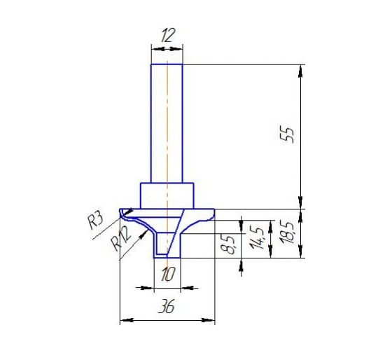Изображение товара Фреза ФК 0411 МебельДрев 4627198885415