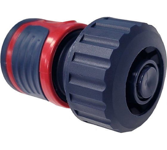 Изображение товара Коннектор для шланга быстросъемный с аквастопом 3/4 дюйма Fachmann 05.089