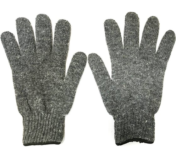Изображение товара Двойные полушерстяные перчатки ПК Уралтекс Морозко, ч/к ПЗ-03