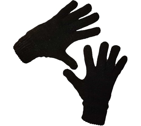 Изображение товара Двойные перчатки ПК Уралтекс ЗИМА, черные, ПЗ-01