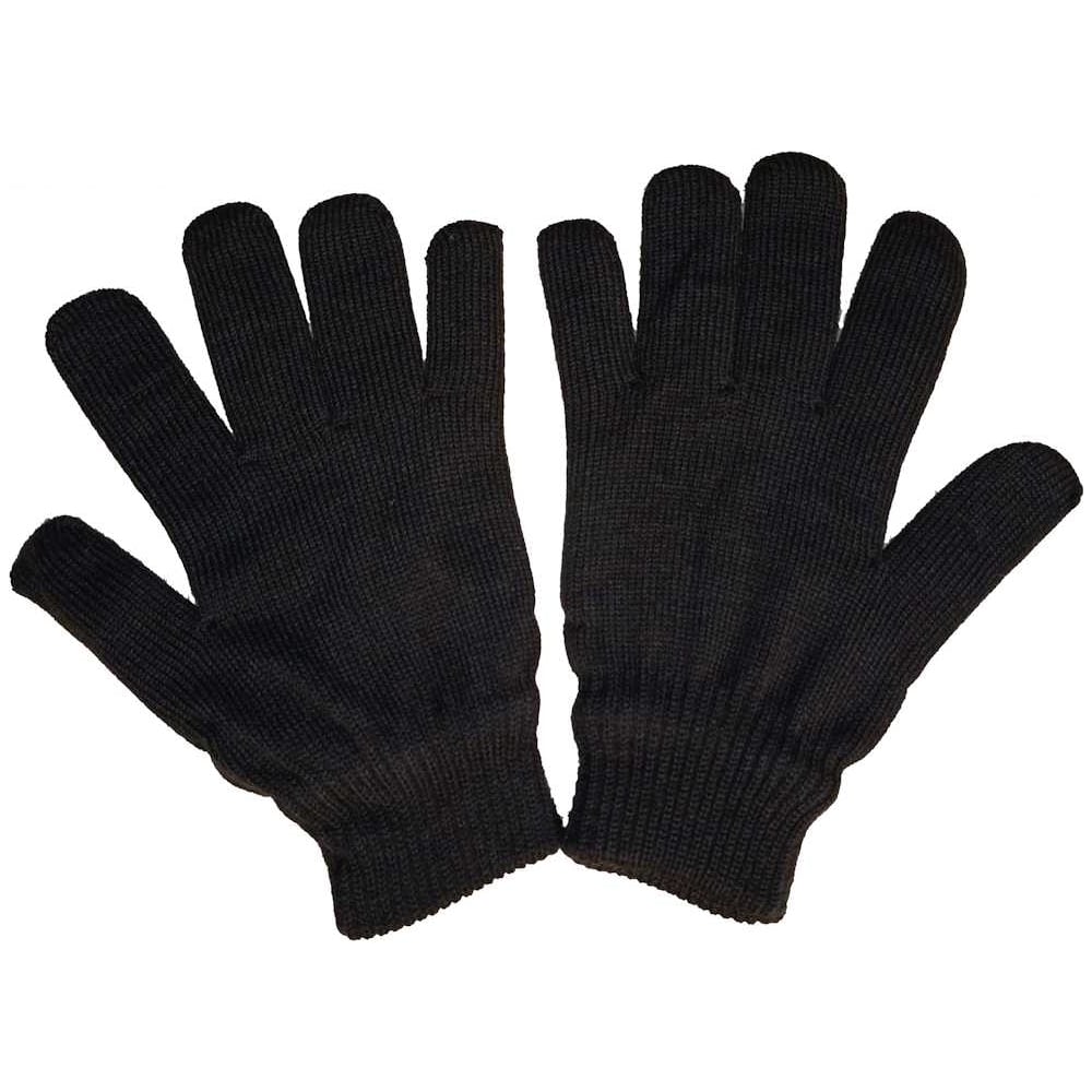 Двойные перчатки ПК Уралтекс, цвет черный