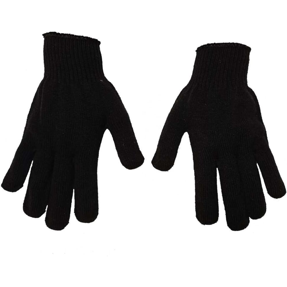 Одинарные перчатки ПК Уралтекс пряжа ангорская тёплая 40% шерсть 60% акрил 480м 100гр 43 суровый лён