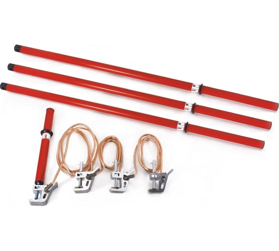 Изображение товара Переносное заземление Электро Трейд для РУ до 35 кВ ЗПП-35Э-3 /35 мм/ ET-Z150-3-35