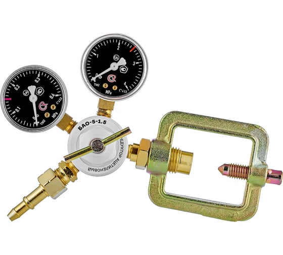 Изображение товара Редуктор ацетиленовый БАО-5-1,5 ПТК 00000033558