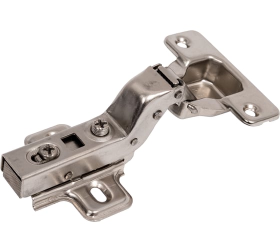 Изображение товара Петля Lemax PROF clip-on с доводчиком, 110 градусов, вкладная, никель (2 шт.) 2pcs-M350-Inst