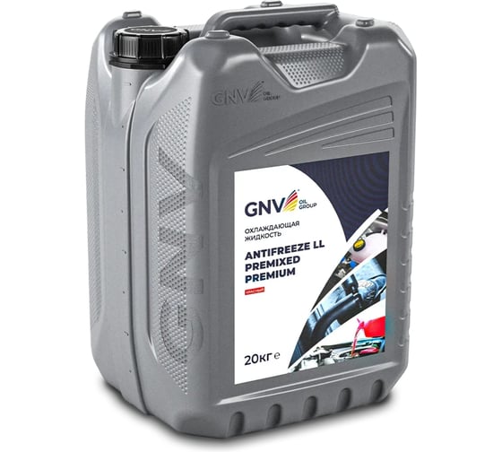 Изображение товара Готовая охлаждающая жидкость Antifreeze LL Premixed Premium (RUS) 10 кг, красного цвета - Long Life G12+ - карбоксилатный - OAT GNV RG101751501118SP10
