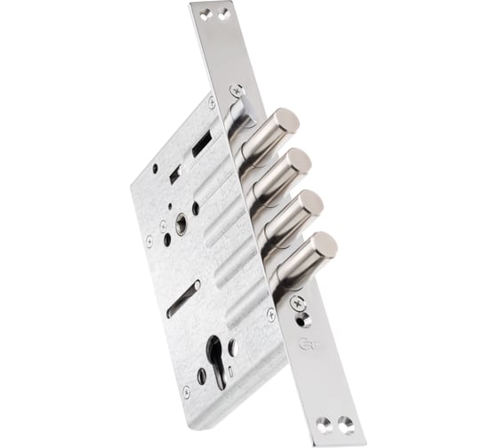 Изображение товара Замок врезной CRIT цилиндровый ЗВ-7РК-004 защелка работает от рукоятки и от ключа 00011