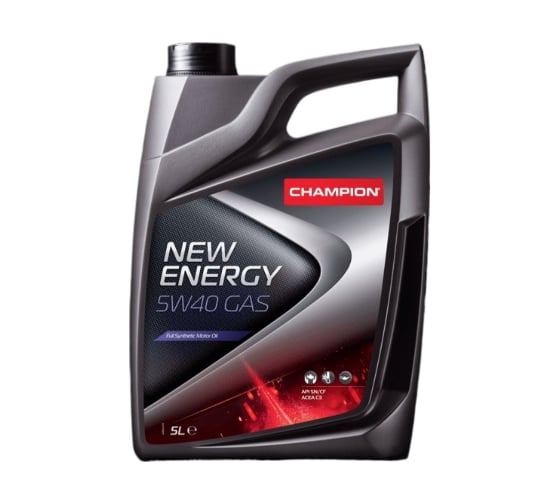 Изображение товара Масло CHAMPION NEW ENERGY 5W40 GAS 5 л 8224263