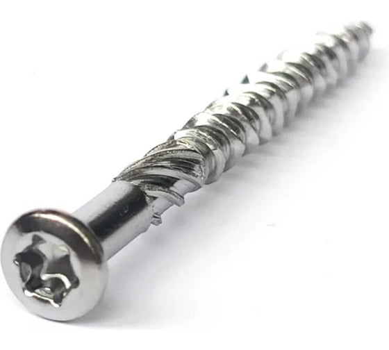 Изображение товара Саморез для террасной доски Левша 5x60 ТХ25, нержавейка С1,100 шт У5-1701