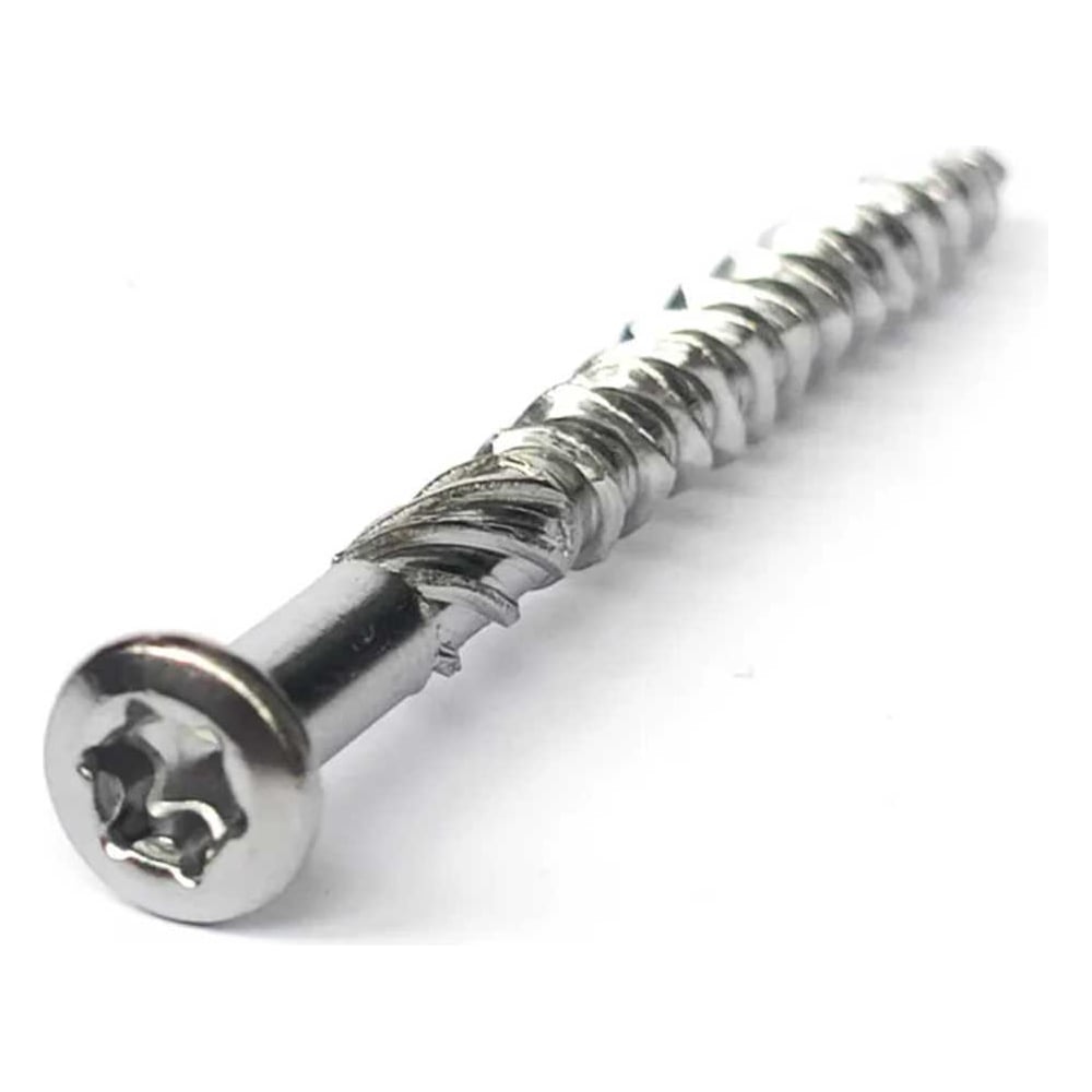 Изображение товара Саморез для террасной доски Левша 5x80 ТХ25, нержавейка С1,100 шт У5-1703