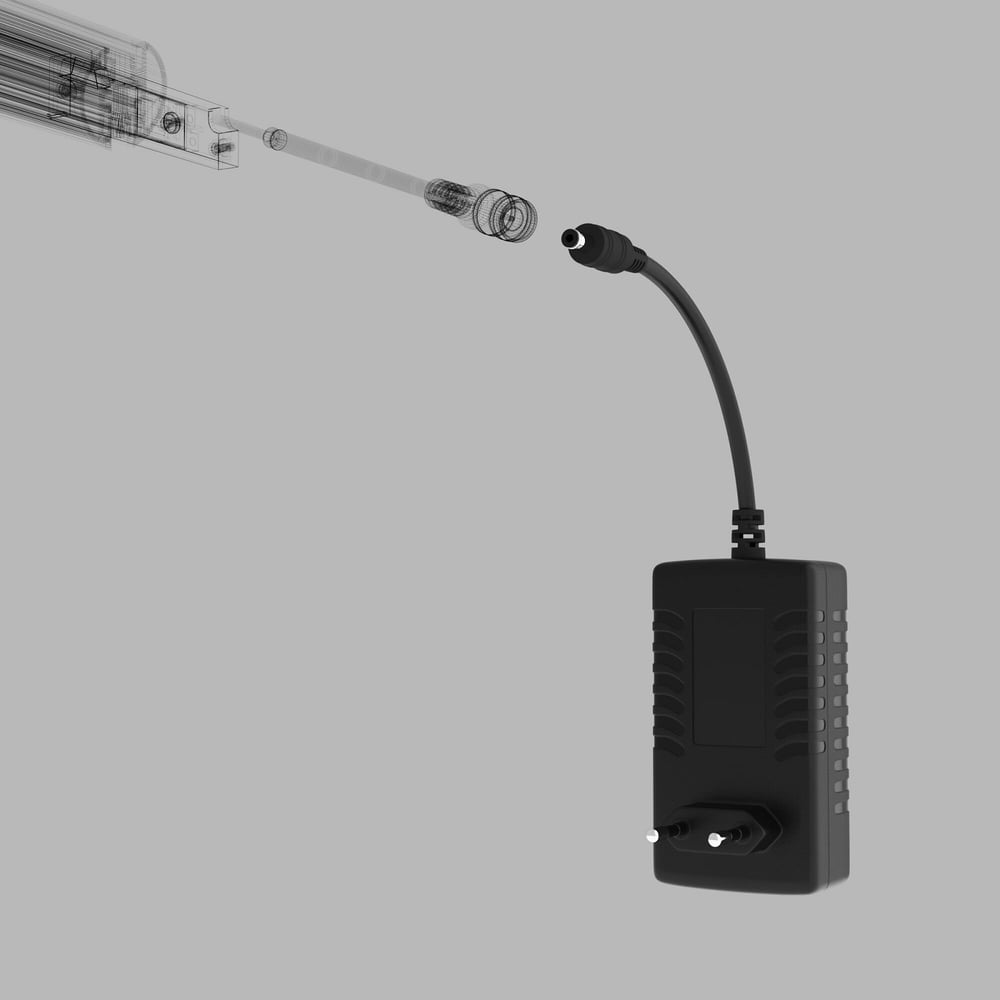 Изображение товара Блок питания Elektrostandard Mini Magnetic 48W черный для трековых светильников