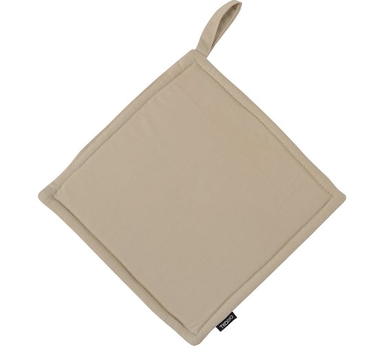 Изображение товара Прихватка Tkano из хлопка бежевого цвета из коллекции Essential, 22x22 см TK20-PH0004