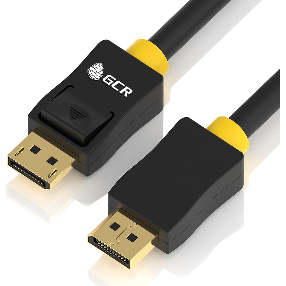 фото Кабель displayport v1.2 gcr для монитора, dp-dp, 20m / 20m, 3.0м, черный vivdpi2dp-3.0m