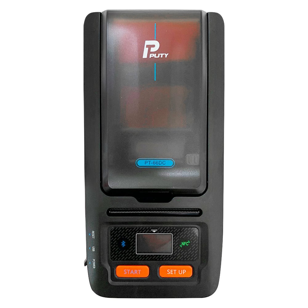 Изображение товара Мобильный принтер для печати этикеток Puty PT-66DC, переносной термотрансферный формат