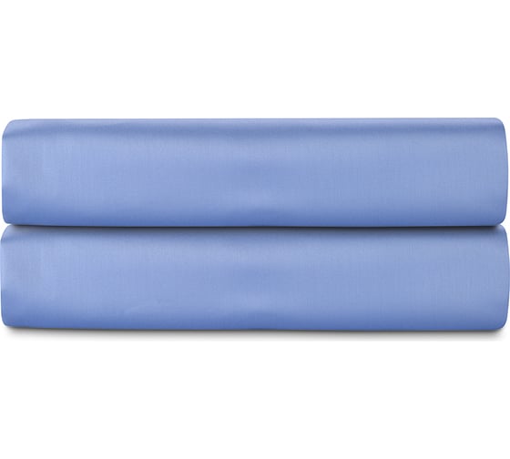 Изображение товара Простыня Tkano на резинке из сатина сиреневого цвета из коллекции Essential, 180x200x30 см TK22-FS0002