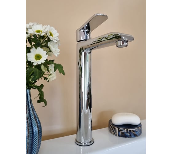 Изображение товара Смеситель для умывальника Melodia della vita Heavy Metal картридж 35мм, высокий, хром MDV35621 19508