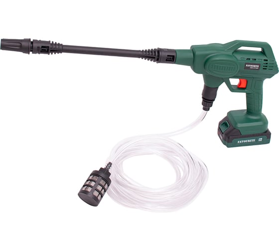 Изображение товара Мойка высокого давления аккумуляторная FAVOURITE OBS 21 FWP Li-ion, 21В, 2Ач, 40 бар 150221040