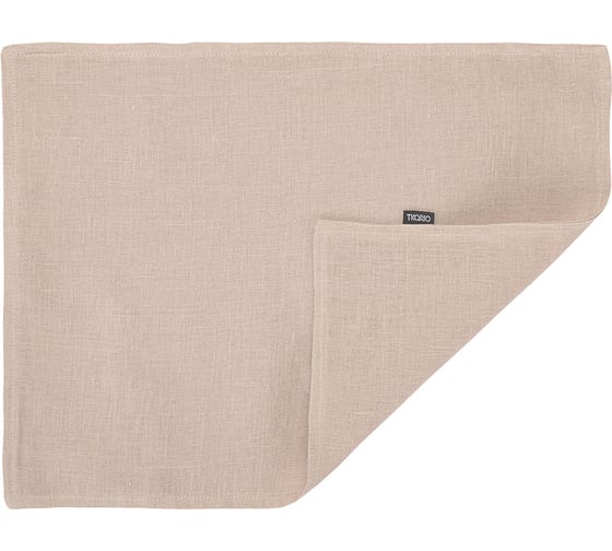 Изображение товара Салфетка под приборы Tkano из стираного льна бежевого цвета из коллекции Essential, 35x45 см TK22-PM0004