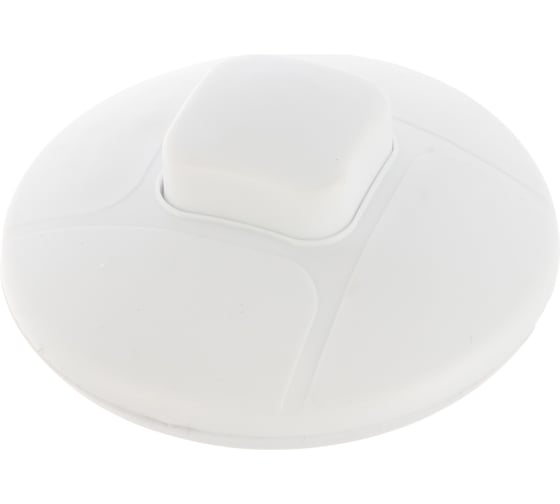 Изображение товара Ножной выключатель на шнур STEKKER 250В, 2A, белый, GLS10-02-20 39076