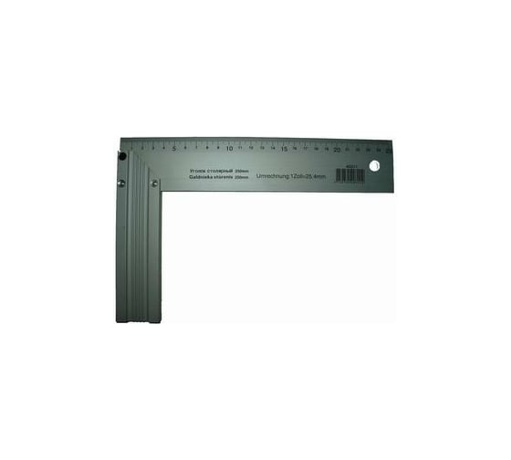 Изображение товара Столярный алюминиевый угольник SKRAB 300мм 40312