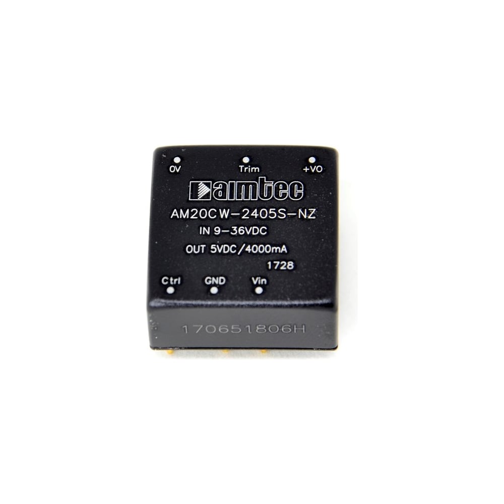 Изображение товара Преобразователь Aimtec DC/DC 20 Вт AM20CW-4803S-NZ компактный однополярный