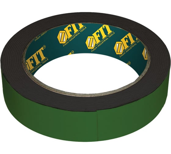 Изображение товара Двухсторонняя монтажная клеящая лента FIT IT на вспененной основе с полимерной подложкой 12 мм х 5 м 11795