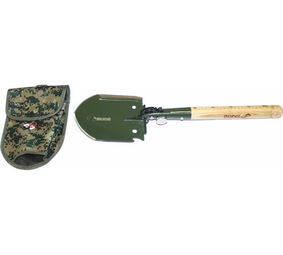 Изображение товара Саперная лопата SKRAB МУЛЬТИ 12 функций Дерево SS 28440