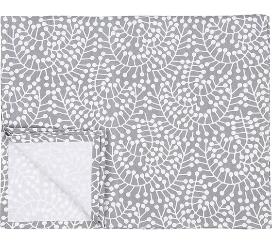 Изображение товара Дорожка на стол Tkano серого цвета с принтом Спелая Смородина из коллекции Scandinavian touch, 45x150 см TK22-TR0008