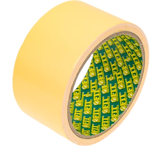 Изображение товара Двухсторонняя клеящая лента FIT IT укрепленная тканью 48 мм х 5 м 11830