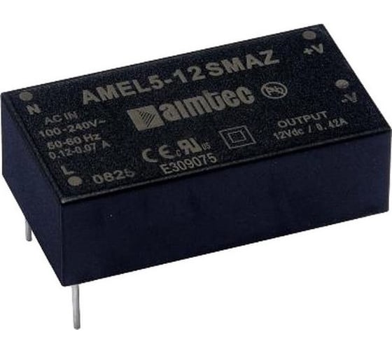 Изображение товара Преобразователь Aimtec AC/DC 5 Вт AMEL5-12SEMAZ Т00287197