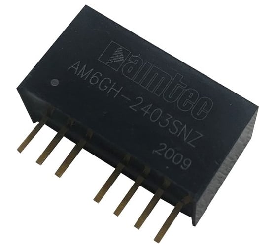 Изображение товара Преобразователь Aimtec DC/DC 4.45 Вт AM6GH-2403SNZ Т03633557