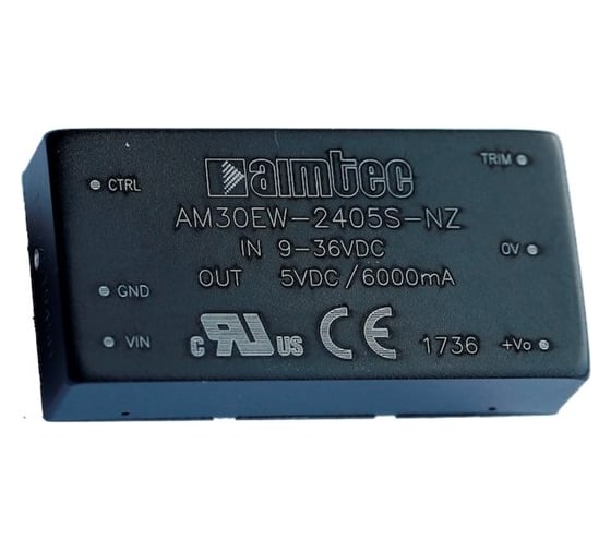 Изображение товара Преобразователь Aimtec DC/DC 30 Вт AM30EW-4805S-NZ Т02579149