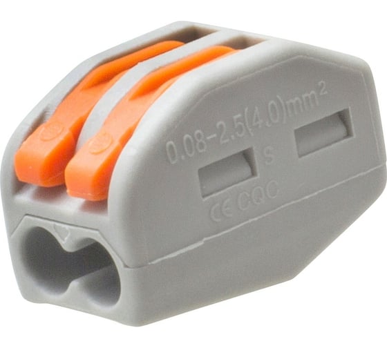 Изображение товара Универсальная строительно-монтажная клемма MasterProf СК 2x2,5мм 50шт ЭТ.120021.50