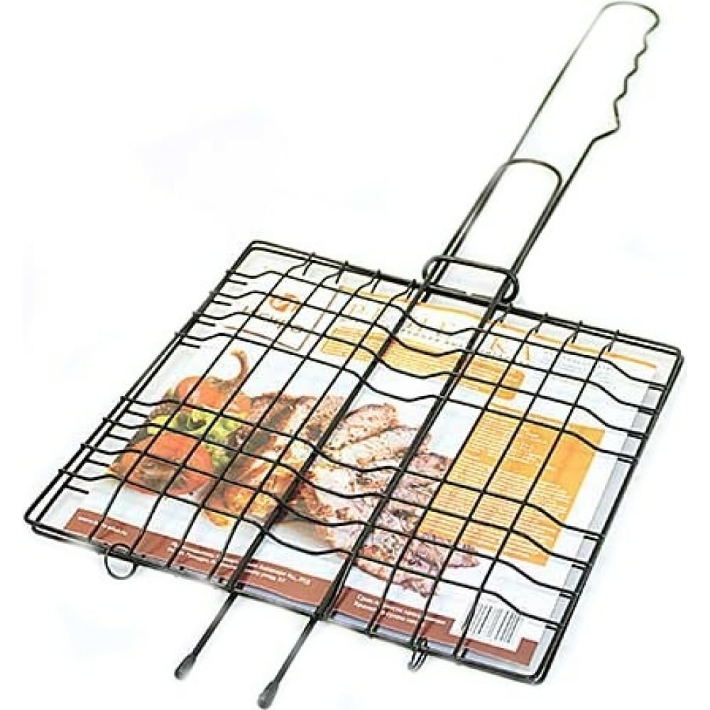Средняя антипригарная решетка для мяса Искра средняя антипригарная решетка для мяса искра