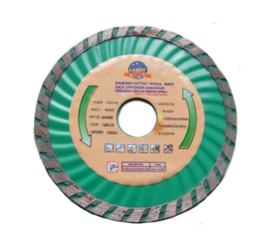 Изображение товара Диск отрезной алмазный волна (230х22.2 мм; класс В) SKRAB 34585