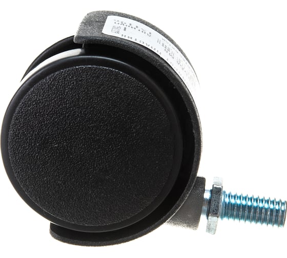 Изображение товара Мебельная колесная опора Tech-Krep D40 мм М8, поворотная без тормоза, с резьбой 151196