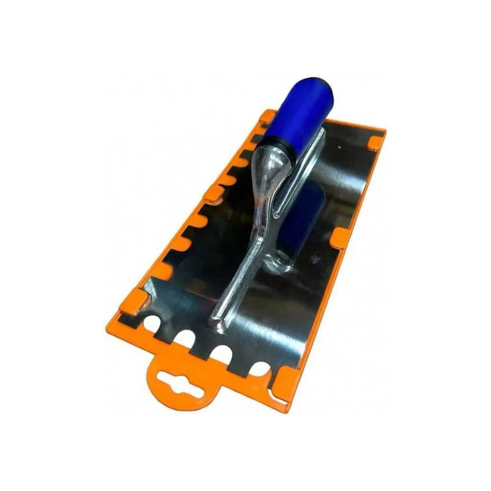 Изображение товара Гладилка зубчатая vertextools 280x128 мм с полукруглыми зубьями