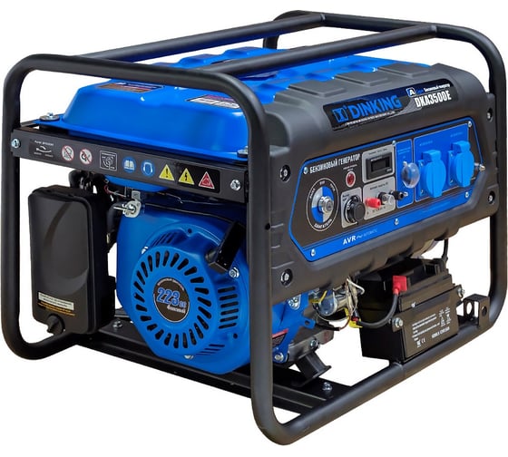 Изображение товара Бензиновый генератор Dinking DKA3500E 3.5 кВт, электростартер, 7.5 лс ГЕН031